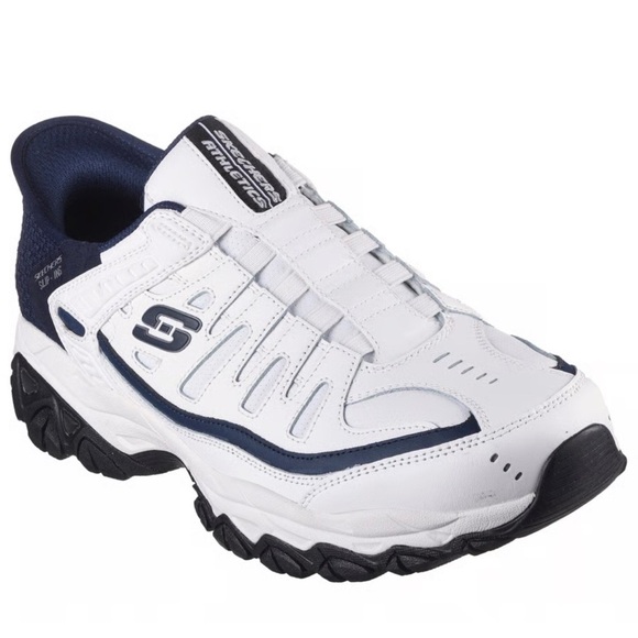 Skechers Other - SKECHERS MENS Slip-Ins:After Burn-Grill Captain White and Navy. Size 9.5